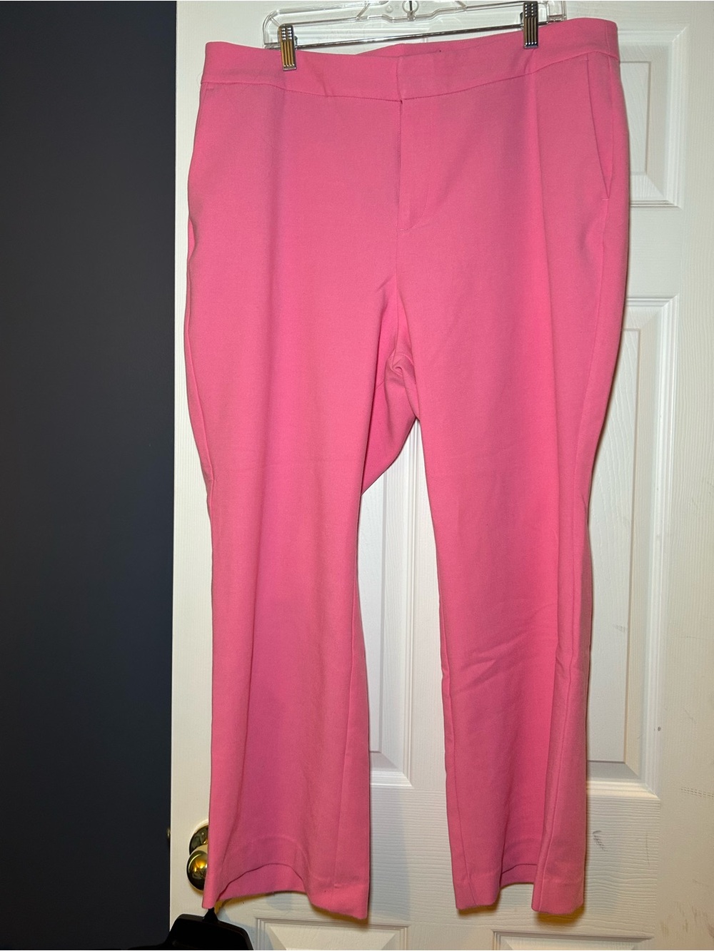 Eloquii Pink Straight-Leg Pants